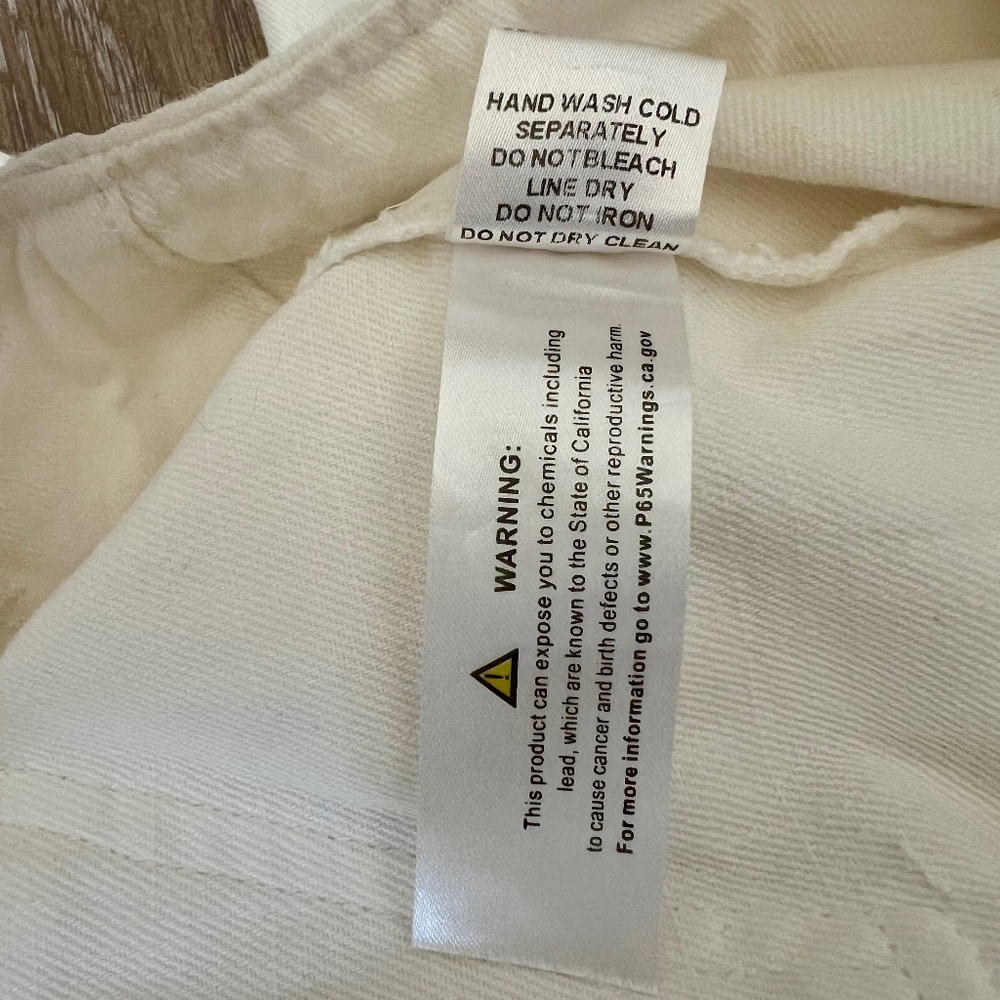 Signature 8 White Denim Overalls - Picture 15 of 15